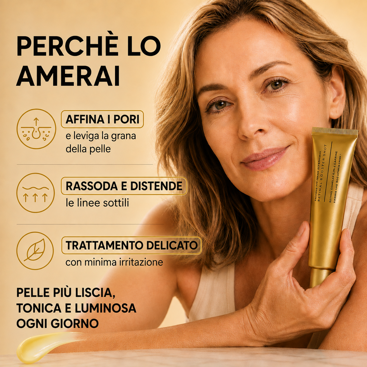 Concentrato Anti-Età al Retinal – Siero Notte Rigenerante · 30 ml
